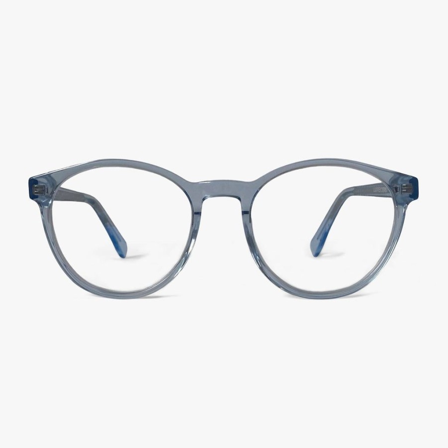 Blue Light Briller LUX READERS | Men'S Saeby Crystal Blue