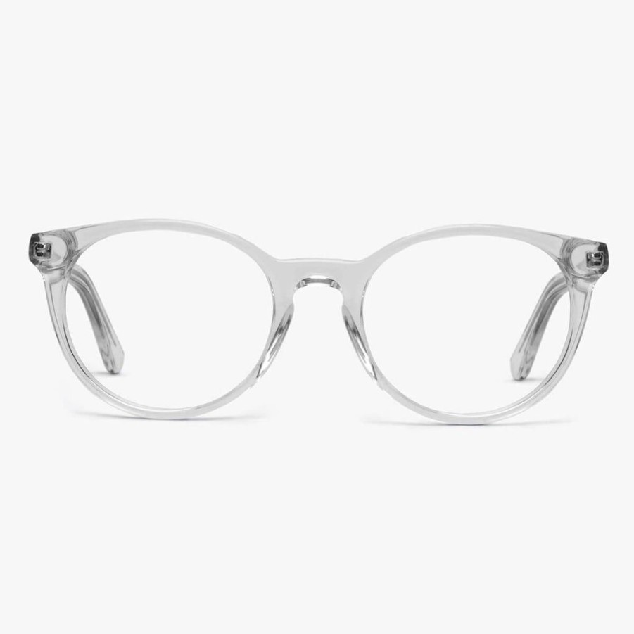 Blue Light Briller LUX READERS | Women'S Orebro Crystal White