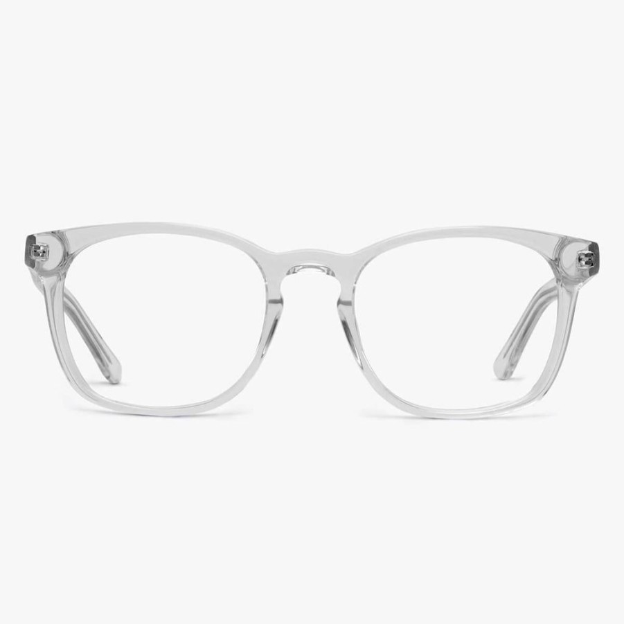 Blue Light Briller LUX READERS | Men'S Bornholm Crystal White