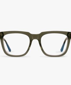 Blue Light Briller LUX READERS | Women'S Vasteras Shiny Olive